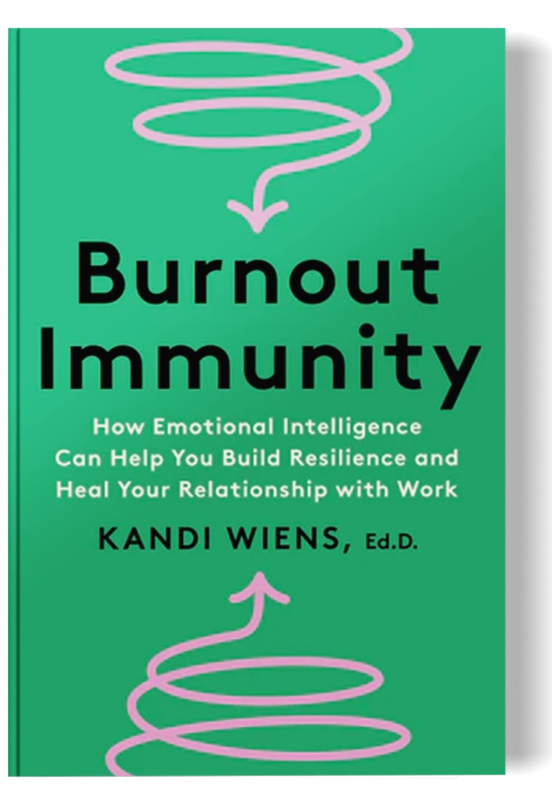 Kandi Why my 2025 focus is on “meaningful work” (and its risks) 1 Photo of the cover of Dr. Kandi Wiens' burnout book, Burnout Immunity.