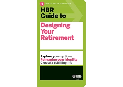 Cover of a book featuring Dr. Kandi Wiens, HBR Guide to Designing Your Retirement.