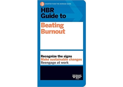 Cover of a book featuring Dr. Kandi Wiens, HBR Guide to Beating Burnout.